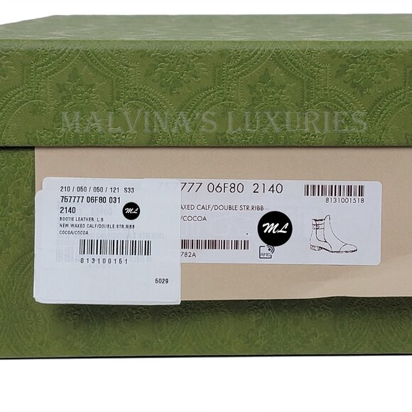 GUCCI BOOTS MENS BLONDIE BUCKLE CHELSEA LEATHER ANKLE BOOTIES sz 10 10.5 - Picture 15 of 15